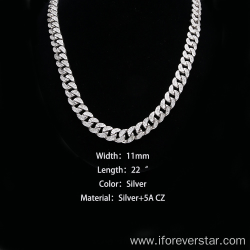 European High Quality Men's Cuban Link Chain Necklace